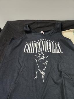 Lot of 3 Shirts; Chippendales, Darth Vader w/ Tag & Piccaso "Tomato Plant, 1944", Size XL