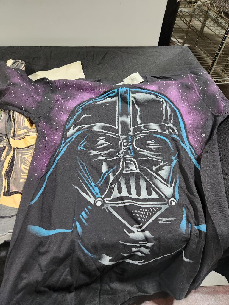 Lot of 3 Shirts; Chippendales, Darth Vader w/ Tag & Piccaso "Tomato Plant, 1944", Size XL