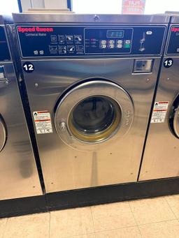 Speed Queen 20lb Commercial Washer - Model: SC20NC2O360001 - Working