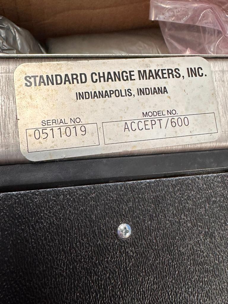 New or Refurbished Standard Change Makers Model Accept/600 Bill Acceptor