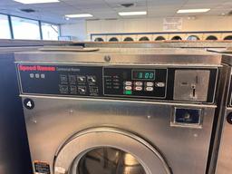 Speed Queen 27lb Commercial Washer, Model: SC27EC2OU10001 - Working