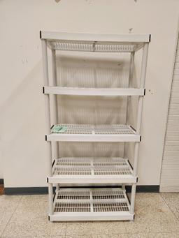 Plastic Shelving Unit 72 1/2" x 36"