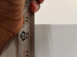 Plastic Shelving Unit 72 1/2" x 36"