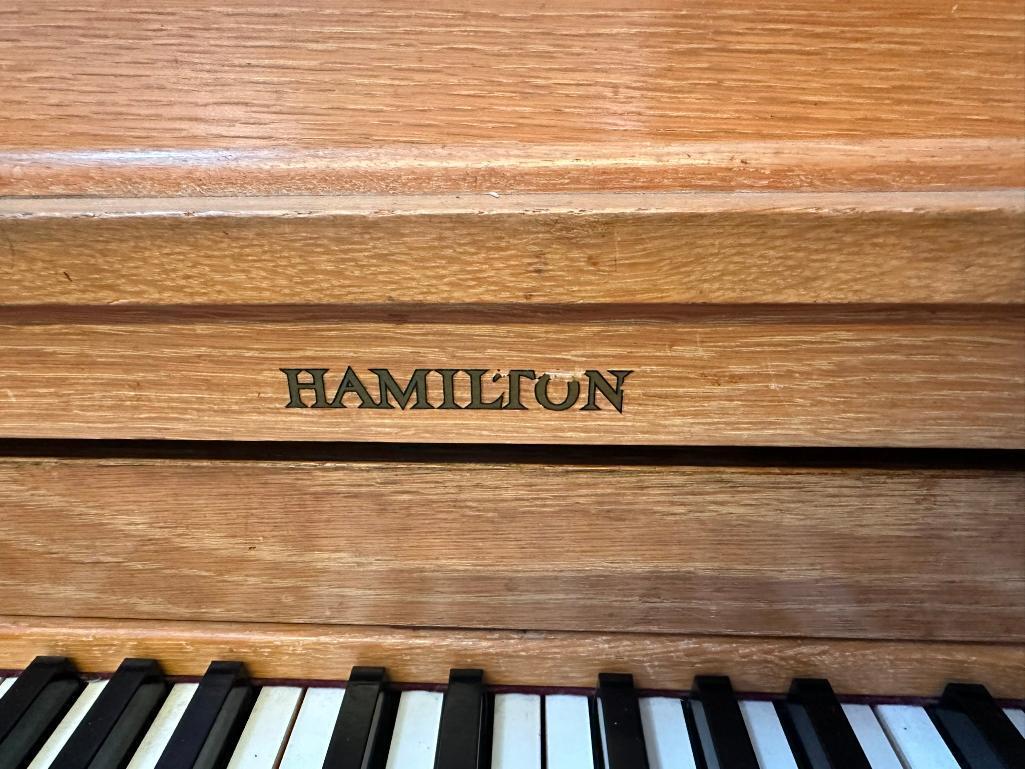 Hamilton Upright Piano by Baldwin w/ Cover, No 206610