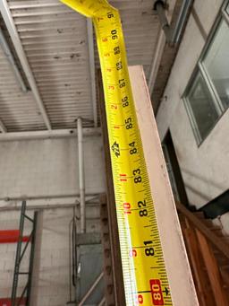 Metal Shelving Unit, 8ft x 3ft x 18in