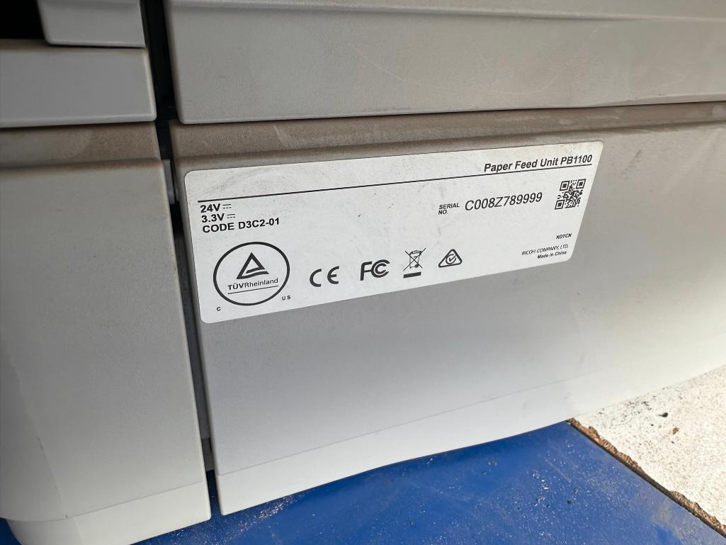 Ricoh MP 501SPF Copier, Scanner, Fax, Printer, Document Server, One Tray Not Working