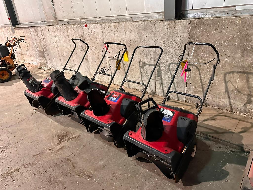 Group of Four, Toro CCR 2450 Snow Blowers, Needs Repairs