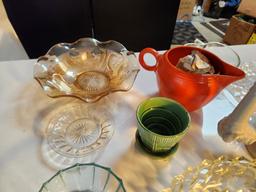 Glass Dishes, Creamers, Sugar Bowls, Stein, etc