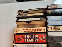 Assorted VHS Tapes - Lionel Trains, Titanic, etc
