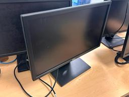 4 - DELL 22in Flat Panel Monitors, Model E2216Hf mfg. 2016
