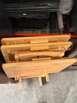 TV Trays Set of 3 w/ Holder