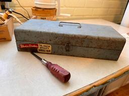 Small Collectibles, Kitchen Scale, Toolbox, Salt Pottery, Misc.