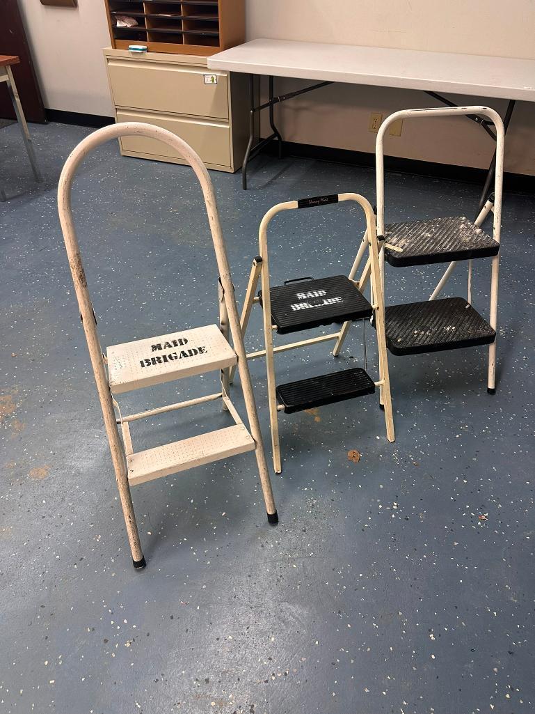 Lot of 3 Step Stools