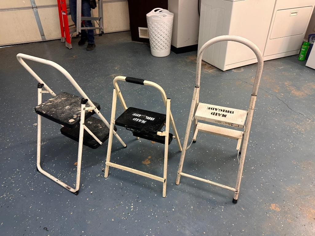 Lot of 3 Step Stools
