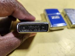 Five ZIPPO Lighters