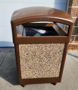 Outdoor Commercial Trash Receptacle