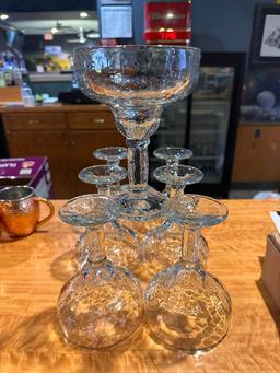 (7) Heavy Duty Margarita Glasses