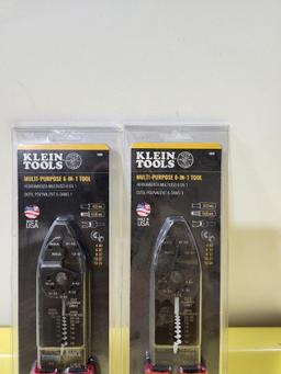 2 New, Klein Tools Multi-Purpose 6-in-1 Tool