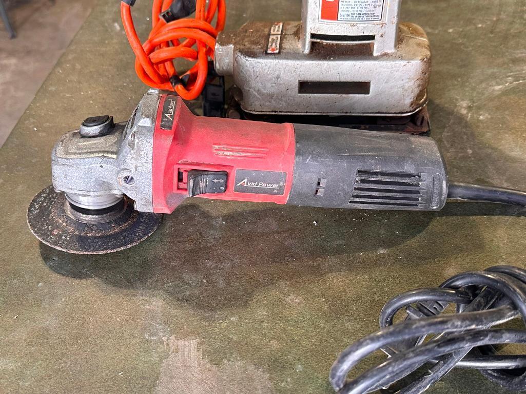 Avid Power Angle Grinder, B&S Vibratory Sander