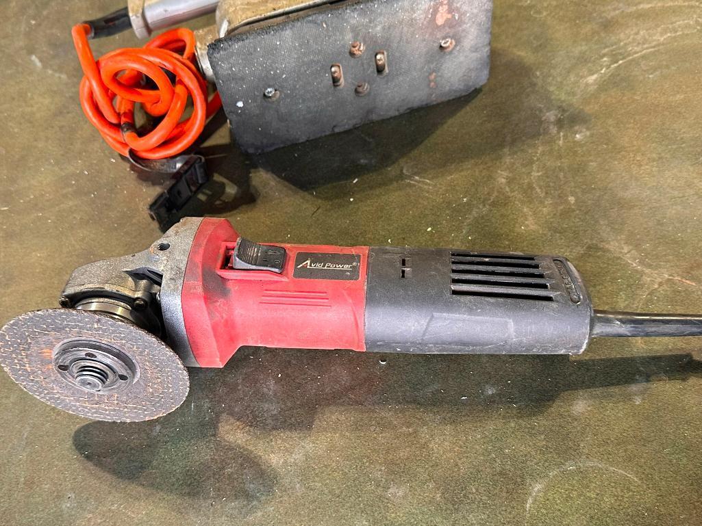 Avid Power Angle Grinder, B&S Vibratory Sander