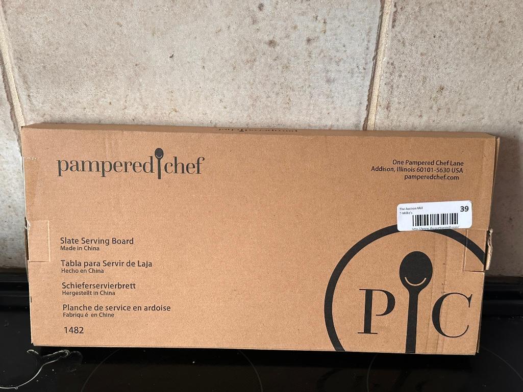 New Pampered Chef Slate Serving Board