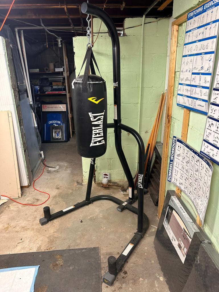 Everlast Heavy Bag and Stand