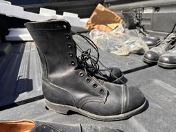 Military Steel Toe Boots and Dress Shoes, Size 9-1/2
