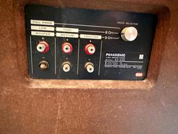 Vintage Panasonic SB-550 3-Way Speaker System, Set of Two, Restoration Needed, No Speaker Grill