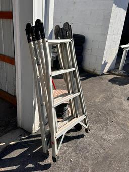 ESTWAY 16ft 6in Adjustable Ladder, 225lb Capacity, Model PAL/M6165