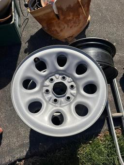 Set of 4, 2014 Chevrolet Express Van Rims, NOS, 6-Lug