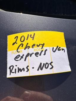 Set of 4, 2014 Chevrolet Express Van Rims, NOS, 6-Lug