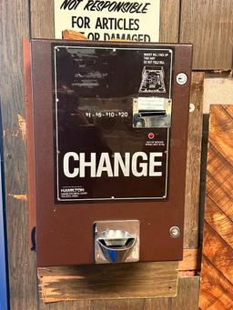 Hamilton Wall Mount Bill to Coin Changer w/ Bill Acceptor