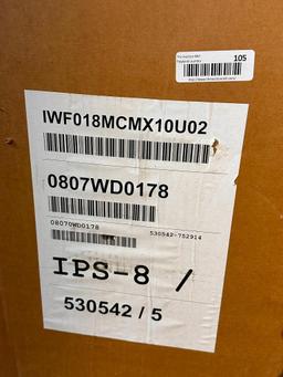 NEW Unused IPSO 18lb Front Load Washer, Model: IWF018MCMX10U, SN: 0807WD0178