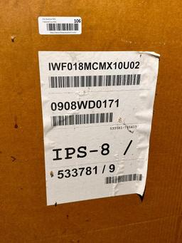 NEW Unused IPSO 18lb Front Load Washer, Model: IWF018MCMX10U, SN: 0908WD0171