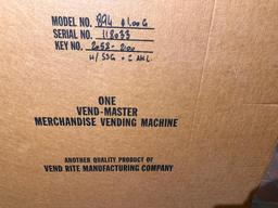 NEW, Unused Vend-Master Merchandise Vending Machine by Vend Rite, Model 896, SN: 118033