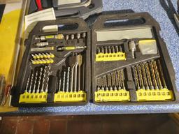 Group of Drill Bits and Rip Master, Air Tool