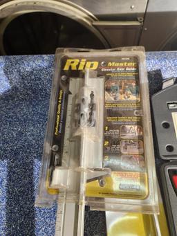 Group of Drill Bits and Rip Master, Air Tool