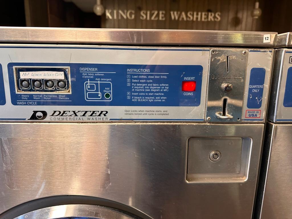 Dexter Thoroughbred 300 Double Load 20lb Commercial Front Load Washer, Model: WCH18AA
