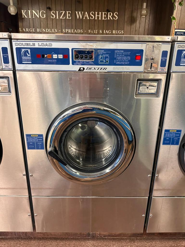 Dexter Thoroughbred 300 Double Load 20lb Commercial Front Load Washer, Model: WCH18AA