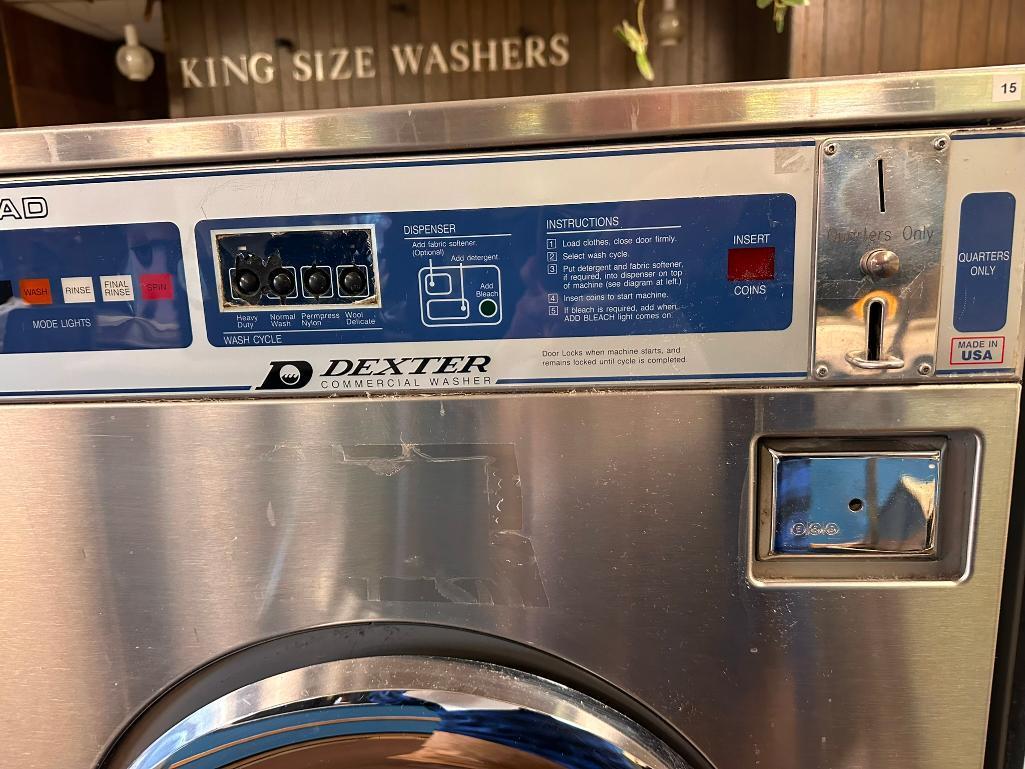 Dexter Thoroughbred 300 Double Load 20lb Commercial Front Load Washer, Model: WCH18AA