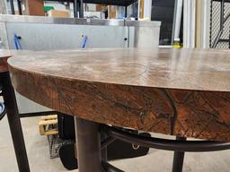 Lot of 2, High-Top Round Pub Tables, 42in H x 32in Dia. - Sold 2 x $