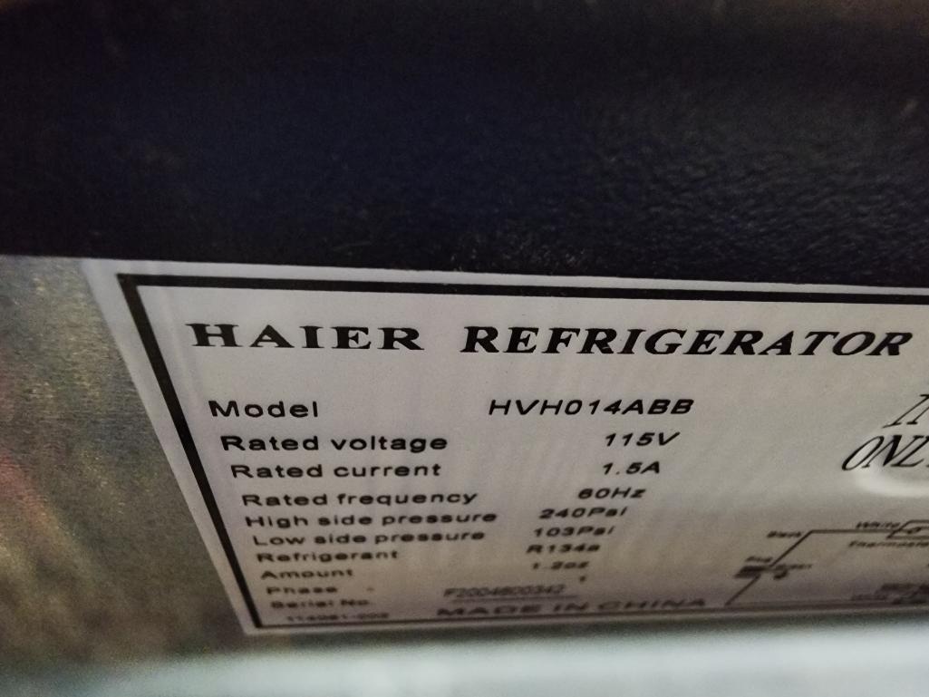Haier Glass Door Refrigerator Model HVH014ABB