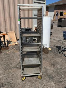 40-Pan Capacity NSF Mobile Sheet Pan Rack / Speed Rack