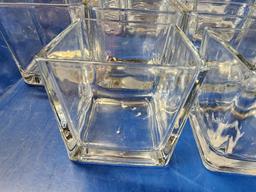 Five Large Glass Containers, Maybe for Candles or Centerpiece