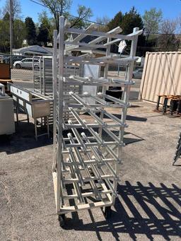 New Age NSF No. 10 Can Full-Size Can Rack on Mobile Base Model: 1250CK, Aluminum