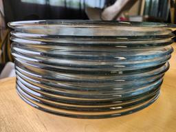 Lot of 11, 10in Glass Plates