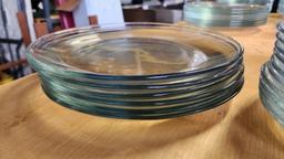 Lot of 16, 10in & 8in Glass Plates