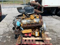 10.4 L Caterpillar V8 Diesel Engine, 56,551 Orig. Miles, Palletized, Easy to Load