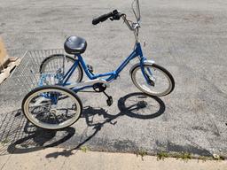 Vintage Schwinn Foldable Tricycle w/ Basket