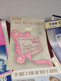 Group of Vintage Song Books / Sheet Music